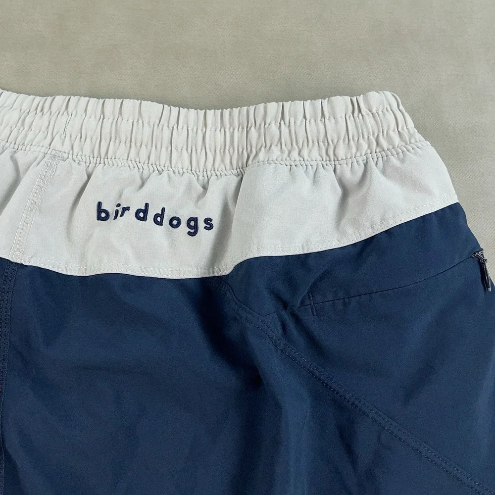 Birddogs Boom Shorts Men's Large Blue White Liner Stretch 7.5